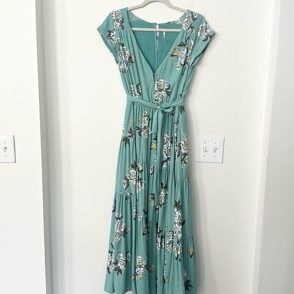 Free People All I Got Printed Maxi Dress 4 - Picture 2 of 9